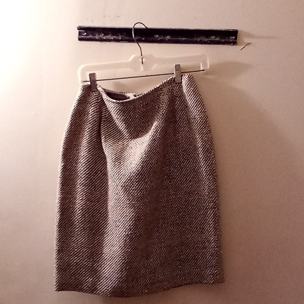 Ellen Tracy silk pencil skirt 80 style